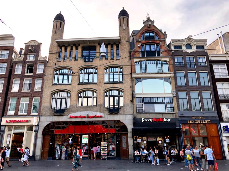 Damrak, Binnenstad, Amsterdam, Noord-Holland, Nederland 