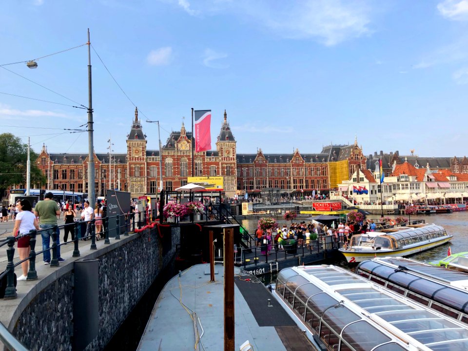 Amsterdam Centraal Station, Binnenstad, Amsterdam, Noord-H… 