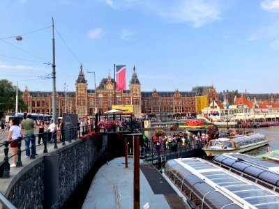 Amsterdam Centraal Station, Binnenstad, Amsterdam, Noord-H… 