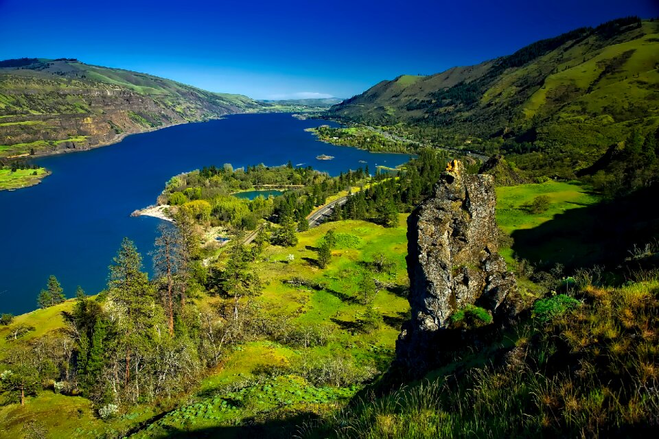 Valley landscape scenic