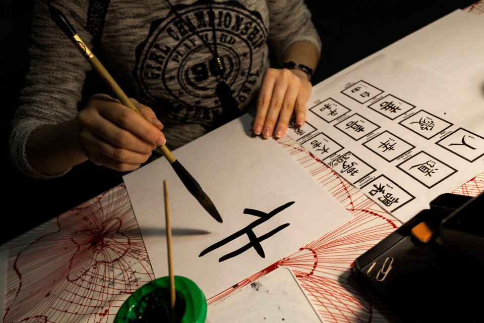 Calligraphy japan character