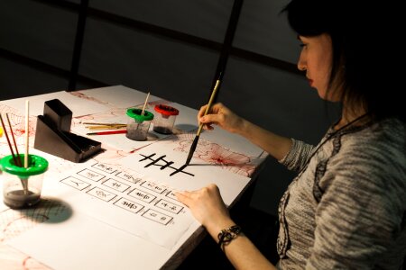 Calligraphy japan character