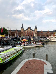 Amsterdam Centraal Station, Binnenstad, Amsterdam, Noord-H… 