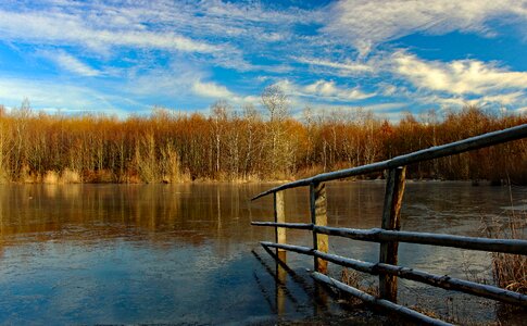 Ice landscape season photo