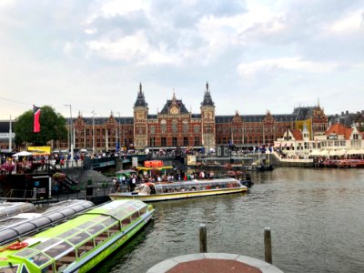 Amsterdam Centraal Station, Binnenstad, Amsterdam, Noord-H… 