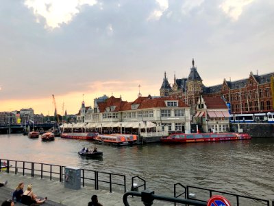 Stationsplein, Binnenstad, Amsterdam, Noord-Holland, Neder… photo