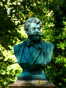 Southern cemetery copper face