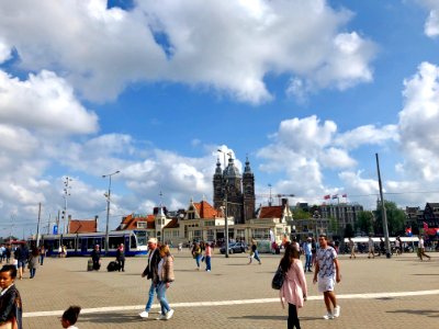 Stationsplein, Binnenstad, Amsterdam, Noord-Holland, Neder… photo