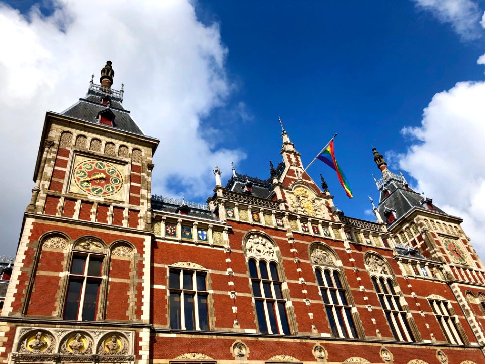 Amsterdam Centraal Station, Binnenstad, Amsterdam, Noord-H… 