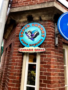 Super Skunky Sign, Binnenstad, Amsterdam, Noord-Holland, N… 