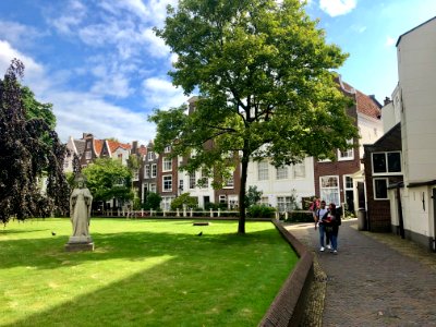 Begijnhof, Binnenstad, Amsterdam, Noord-Holland, Nederland… 