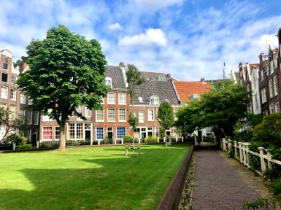 Begijnhof, Binnenstad, Amsterdam, Noord-Holland, Nederland… 