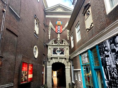 Amsterdam Museum Entrance, Binnenstad, Amsterdam, Noord-Ho… photo