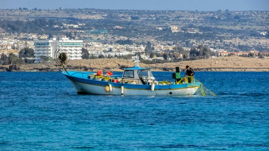 Ayia napa fishing mediterranean photo