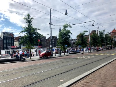 Damrak, Binnenstad, Amsterdam, Noord-Holland, Nederland 