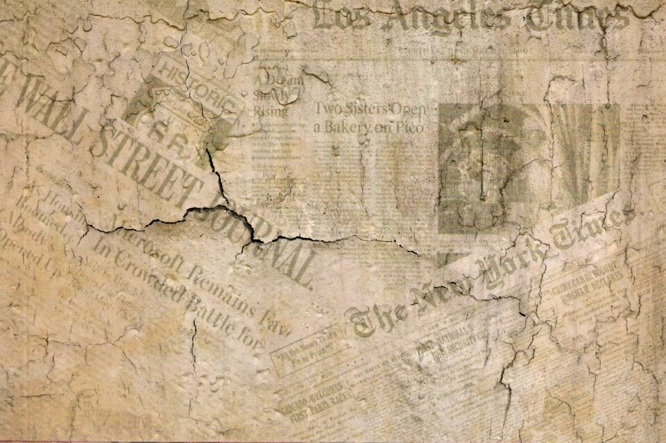 Old fashioned vintage cracks