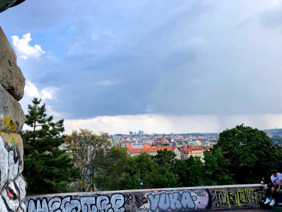 Staré Město from Letenská Pláň, Letná, Praha, Hlavní město… 