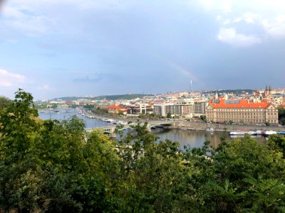 Staré Město from Letenská Pláň, Letná, Praha, Hlavní město… 