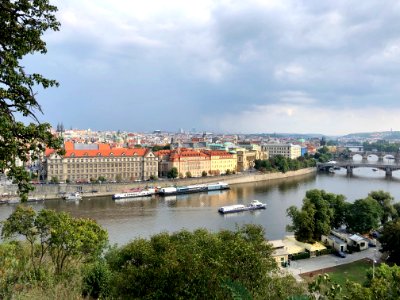 Staré Město from Letenská Pláň, Letná, Praha, Hlavní město… 