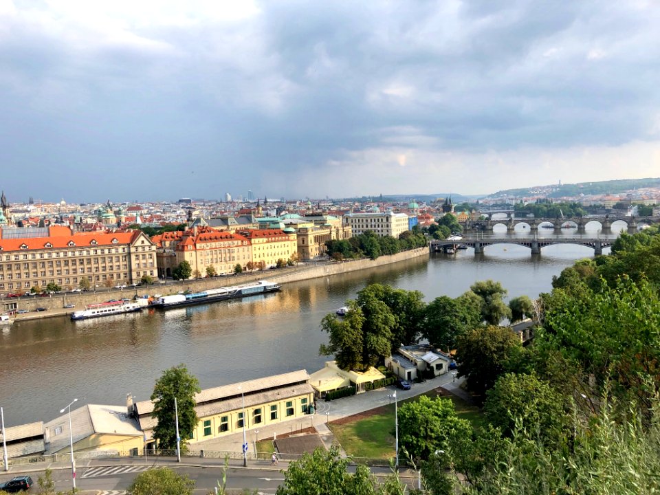 Staré Město from Letenská Pláň, Letná, Praha, Hlavní město… 