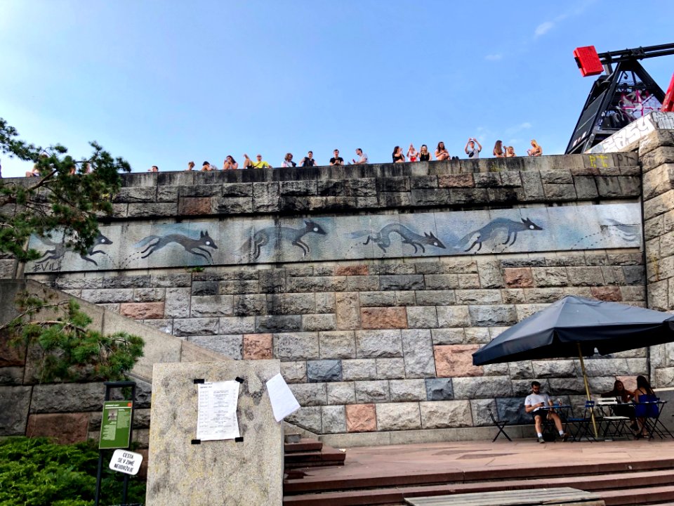 Fox Mural, Letenská Pláň, Letná, Praha, Hlavní město Praha… 