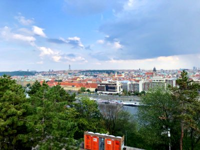 Staré Město from Letenská Pláň, Letná, Praha, Hlavní město… 