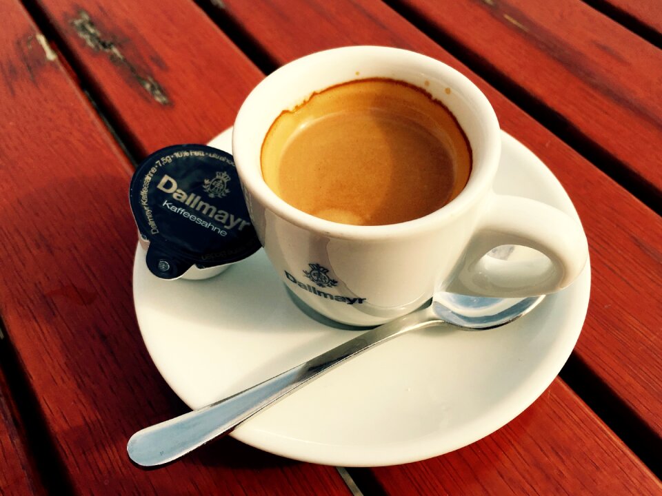 Dallmayr espresso black coffee