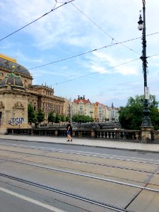Masarykovo Nábř from Most Legií, Nové Město, Praha, Hlavní… 