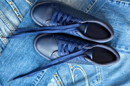 Blue shoes sports shoes