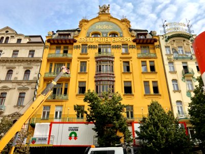 Grand Hotel Evropa and Hotel Meran, Nové Město, Praha, Hla… 