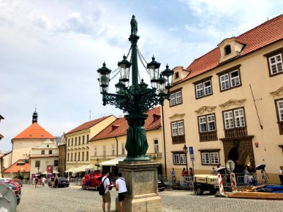 Kandelábr, Loretánská, Hradčany, Praha, Hlavní Město Praha… 