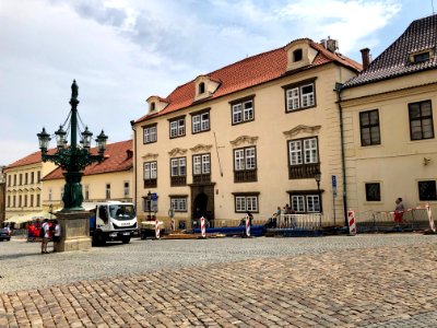 Kandelábr, Loretánská, Hradčany, Praha, Hlavní Město Praha… 