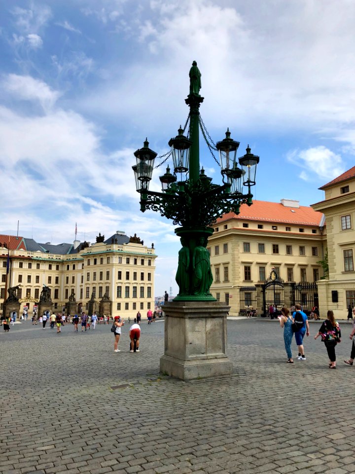 Kandelábr, Hradčanské Náměstí, Hradčany, Praha, Hlavní Měs… 