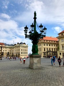 Kandelábr, Hradčanské Náměstí, Hradčany, Praha, Hlavní Měs… 