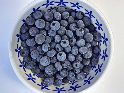 Frozen berry food photo