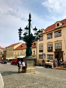 Kandelábr, Loretánská, Hradčany, Praha, Hlavní Město Praha… 