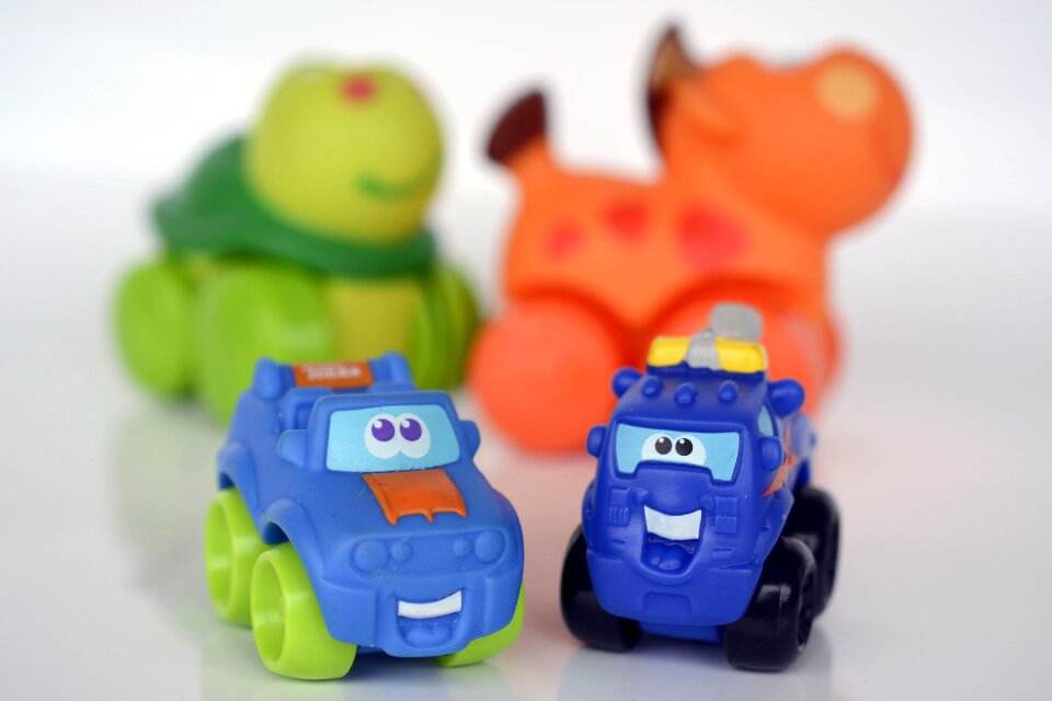 Face rubber vehicle children toys