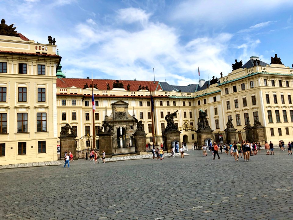Sousoší Souboj Titánů, Pražský Hrad, Hradčany, Praha, Hlav… 