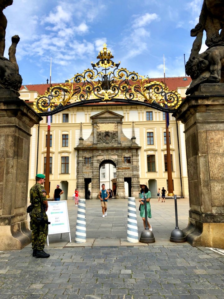 Sousoší Souboj Titánů, Pražský Hrad, Hradčany, Praha, Hlav… 