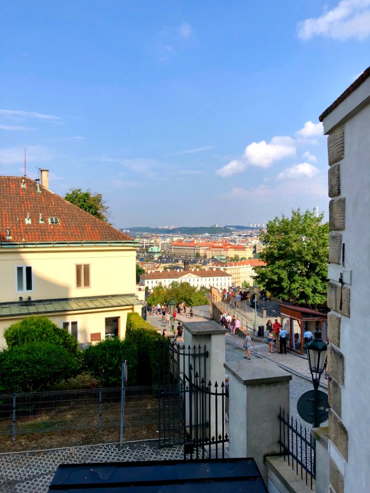 View from Pražský Hrad, Hradčany, Praha, Hlavní Město Prah… 