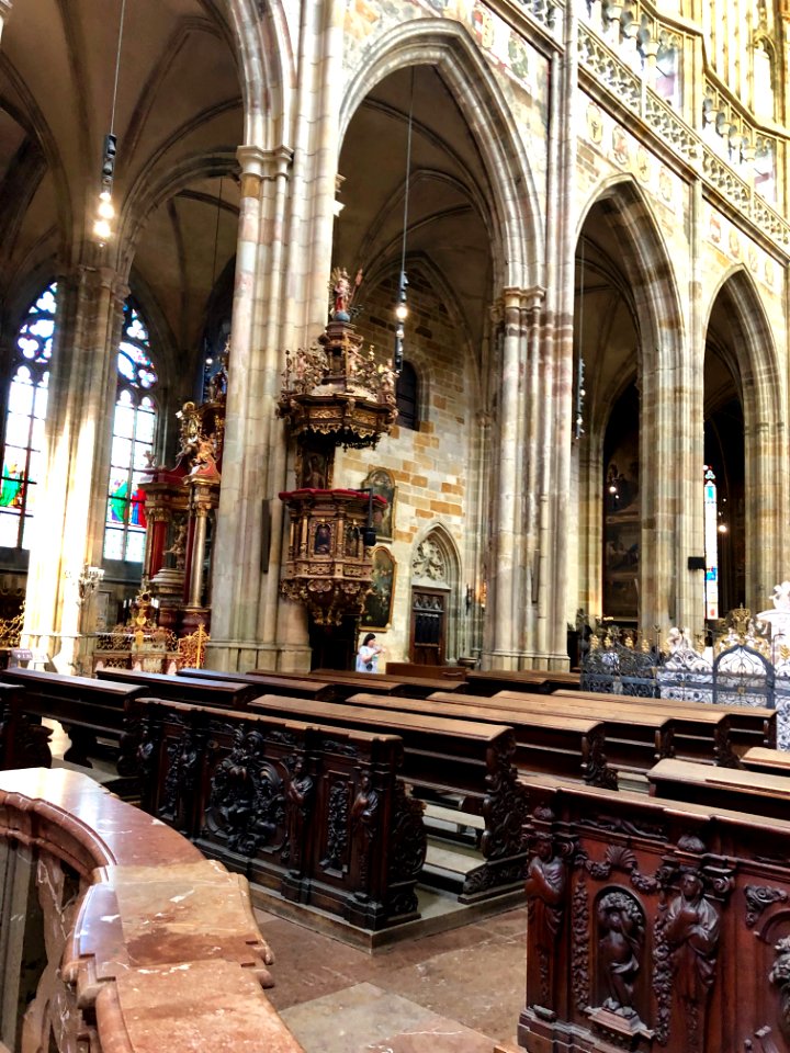 Katedrála Svatého Víta, Hradčany, Praha, Hlavní Město Prah… 