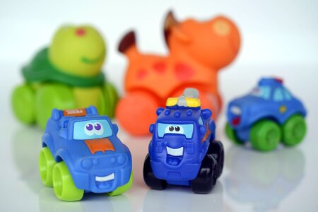 Face rubber vehicle children toys