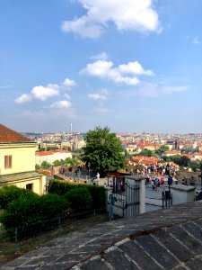 View from Pražský Hrad, Hradčany, Praha, Hlavní Město Prah… 
