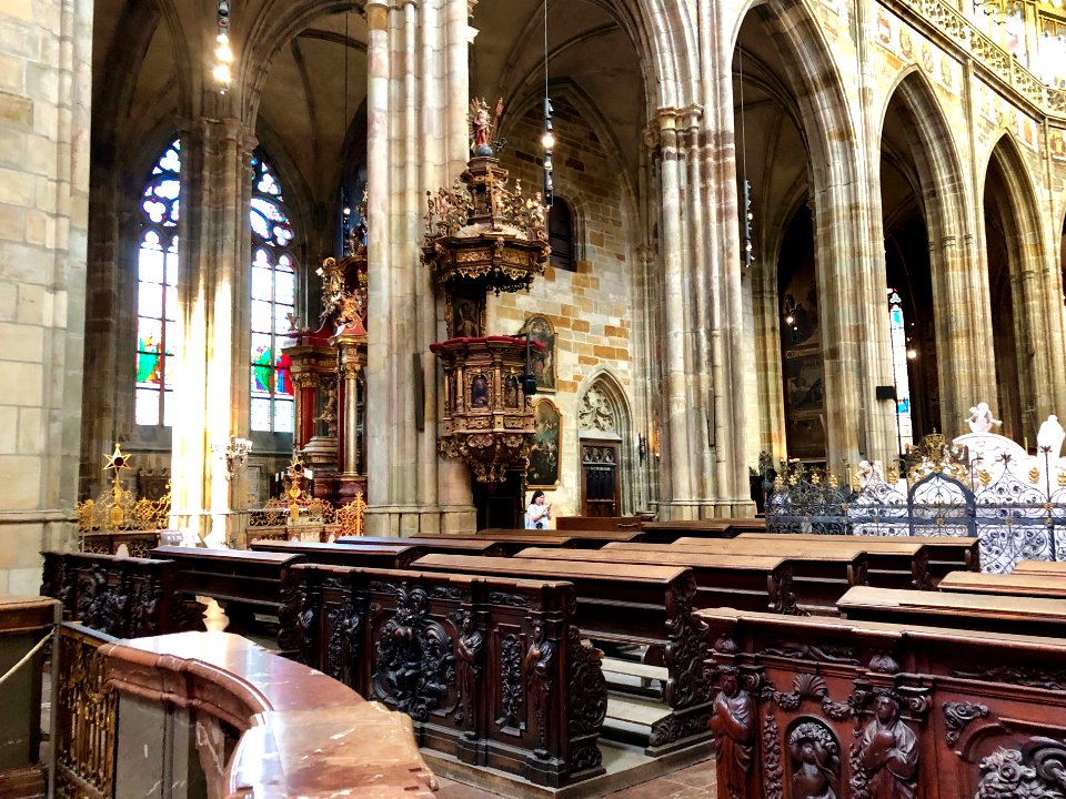 Katedrála Svatého Víta, Hradčany, Praha, Hlavní Město Prah… 