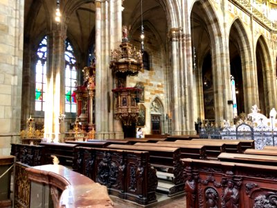 Katedrála Svatého Víta, Hradčany, Praha, Hlavní Město Prah… 