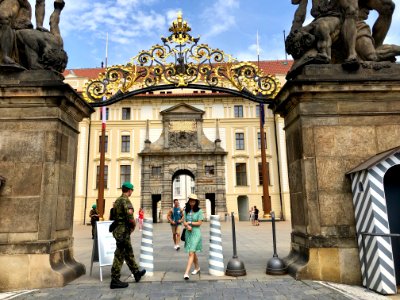 Sousoší Souboj Titánů, Pražský Hrad, Hradčany, Praha, Hlav… 