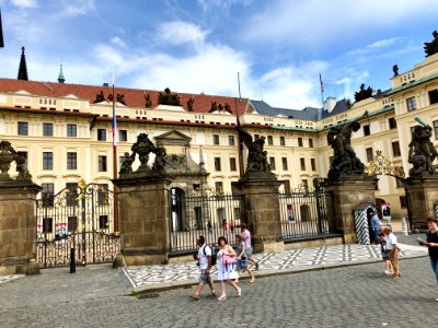 Sousoší Souboj Titánů, Pražský Hrad, Hradčany, Praha, Hlav… 