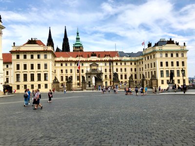 Sousoší Souboj Titánů, Pražský Hrad, Hradčany, Praha, Hlav… 
