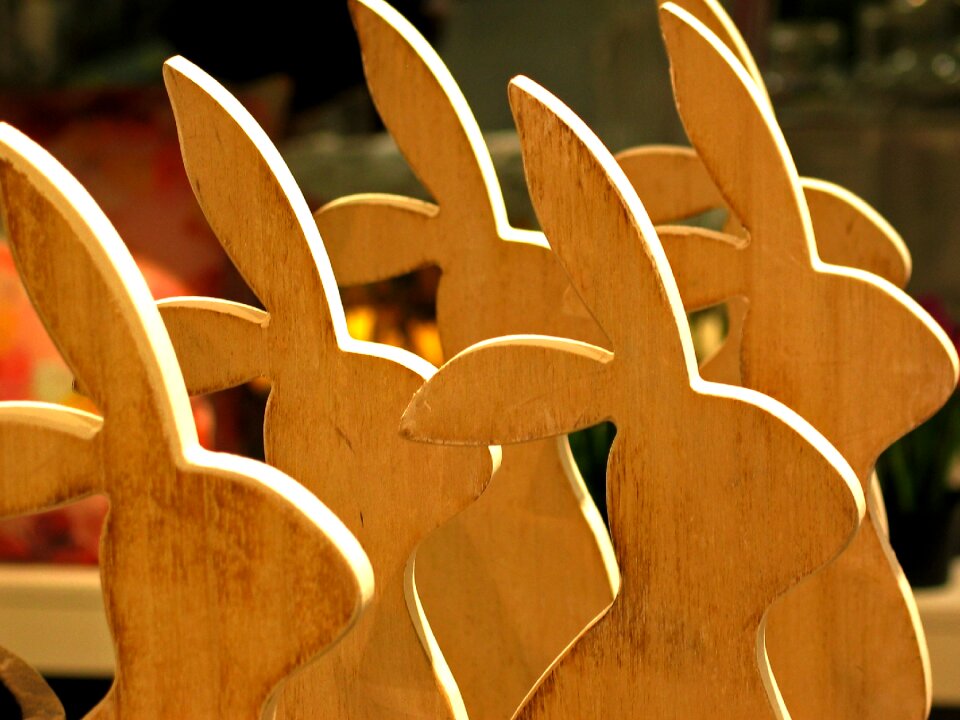 Wood deco of course easter
