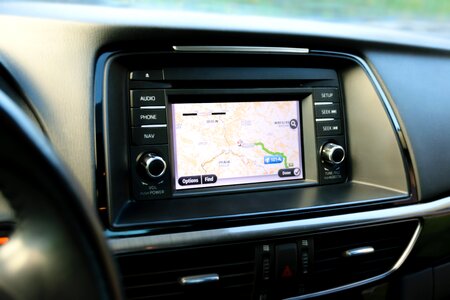 The road map cockpit steering wheel